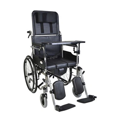 Fauteuil roulant multifonctions à dossier haut--SYIV100-25D2